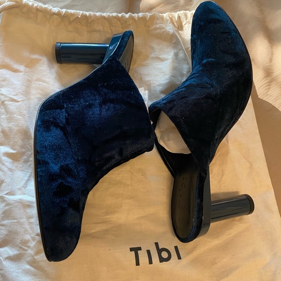 TIBI Velvet Mules - Picture 7 of 8